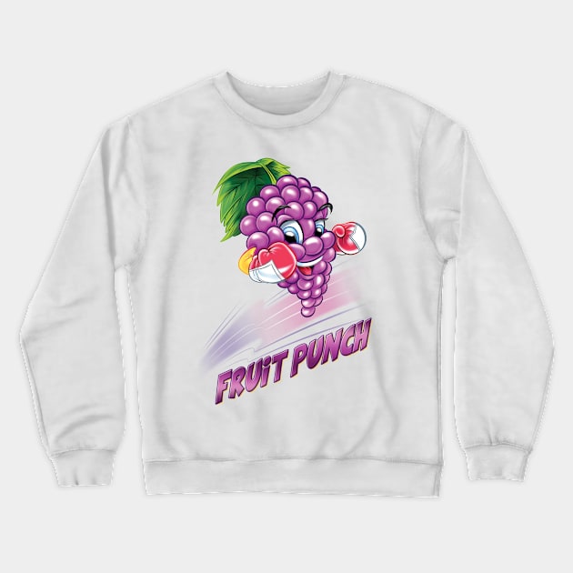 Fruit Punch Punny Crewneck Sweatshirt by Eh_Leaf